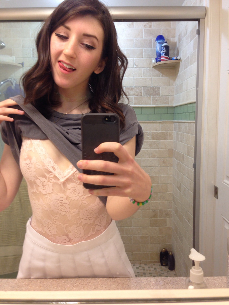 In The Apartment Alone Brunette