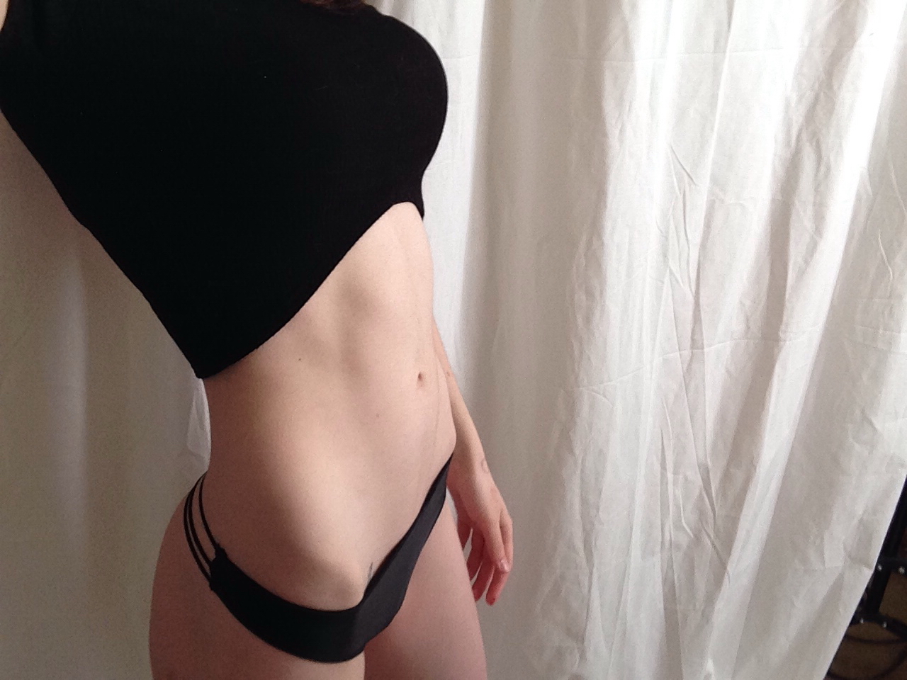 In The Apartment Alone Brunette