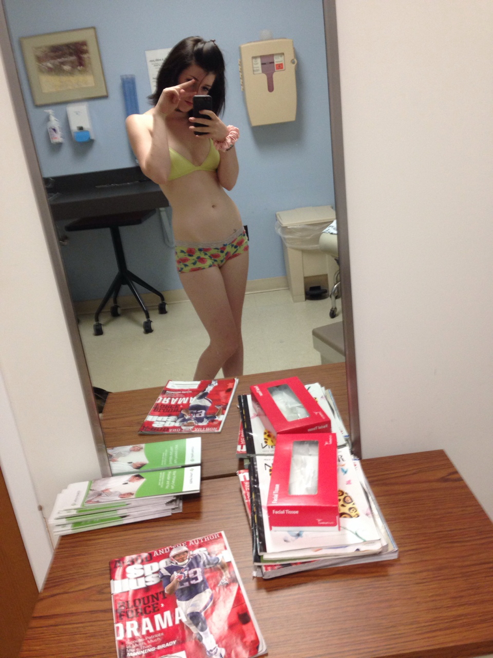 In The Apartment Alone Brunette