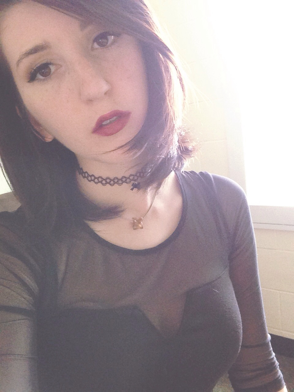 In The Apartment Alone Brunette