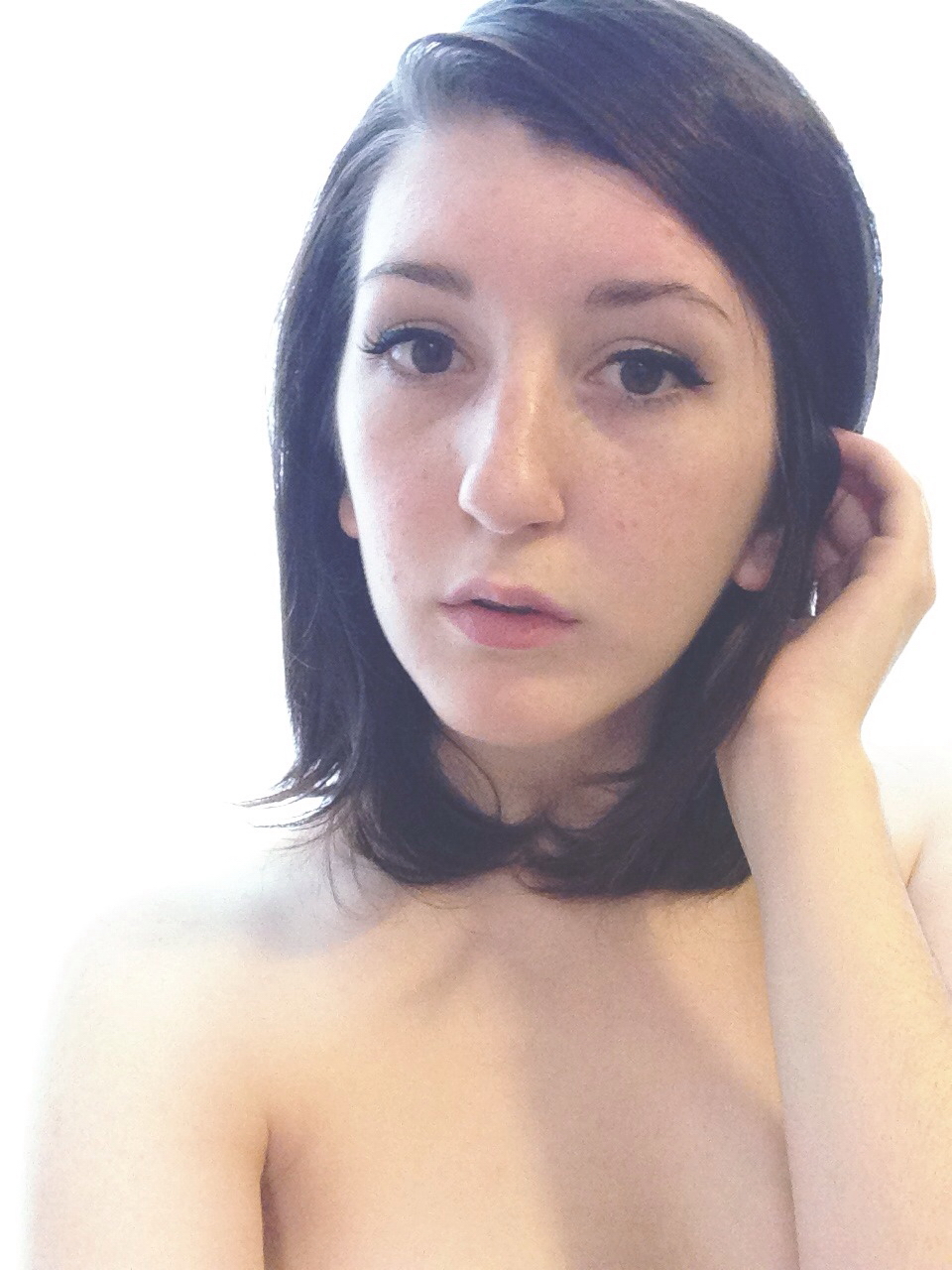 In The Apartment Alone Brunette