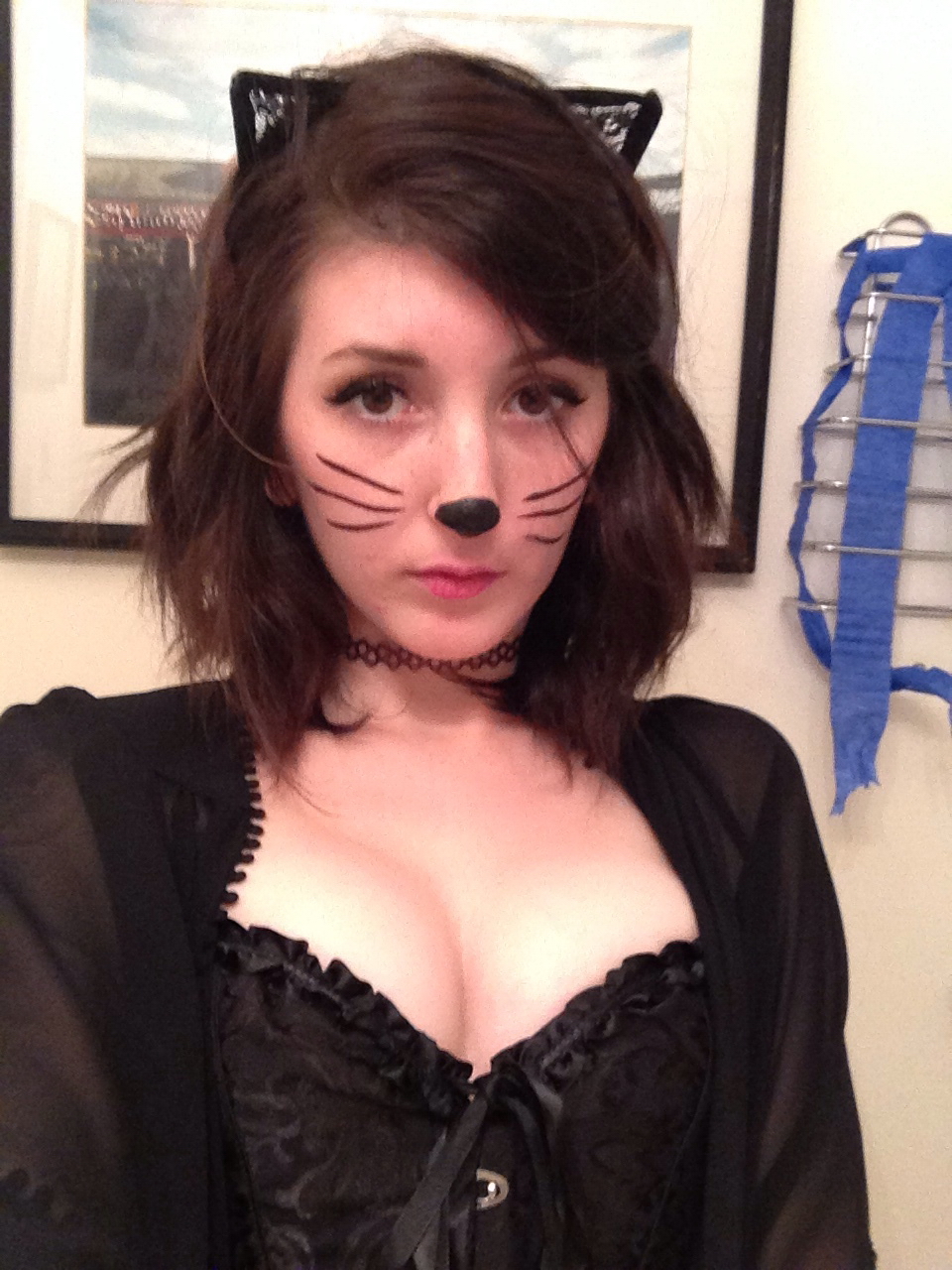 In The Apartment Alone Brunette