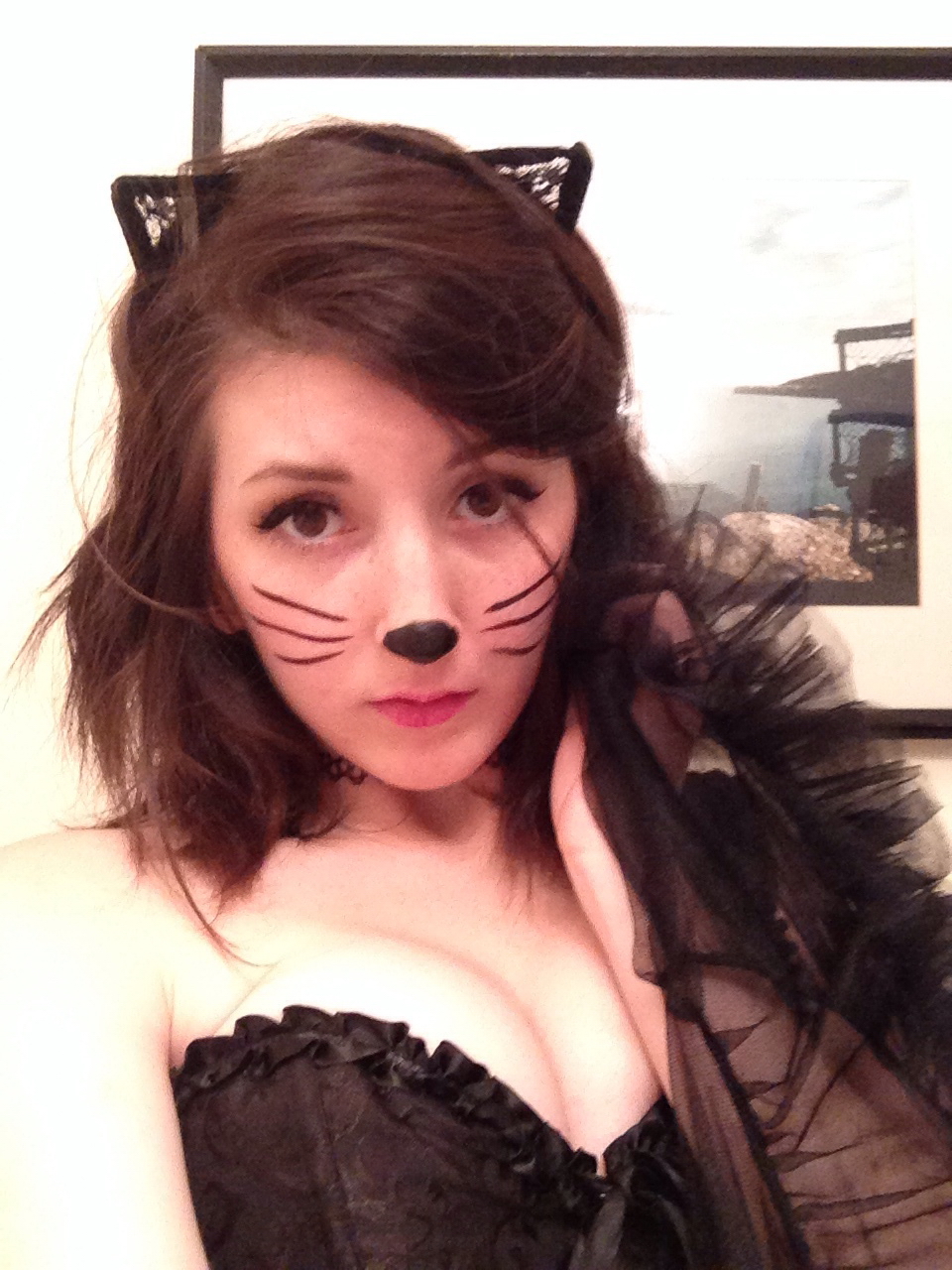 In The Apartment Alone Brunette