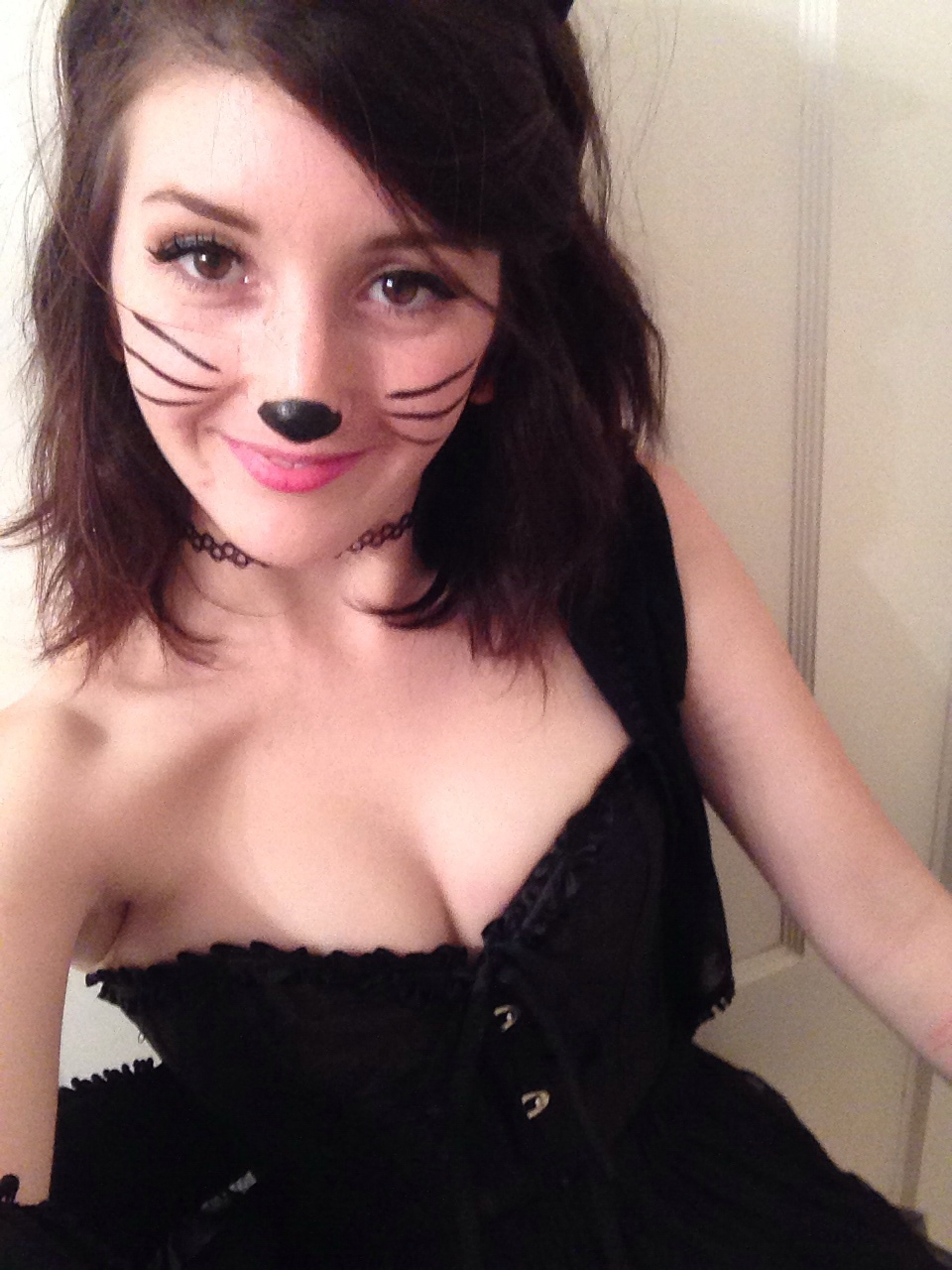 In The Apartment Alone Brunette