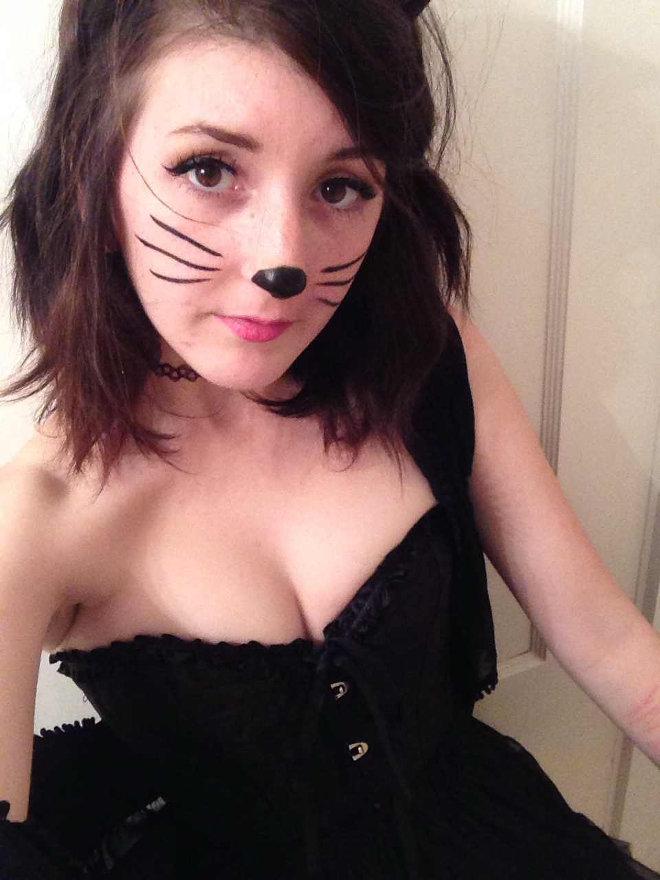 In The Apartment Alone Brunette