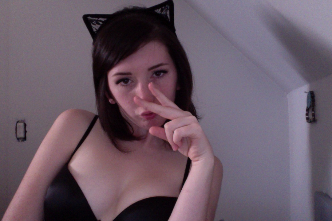 In The Apartment Alone Brunette