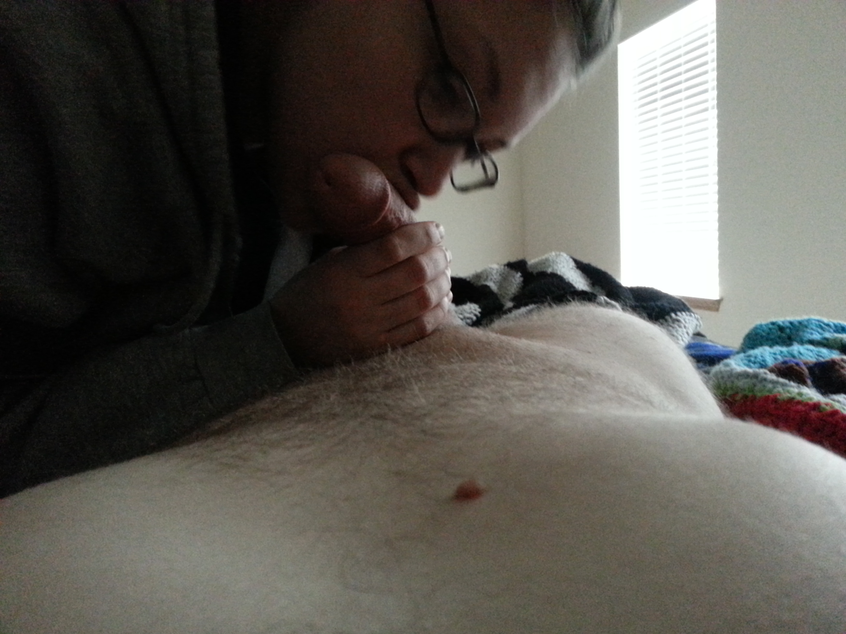 Big Tits Nerdy Girl with Hungry Mouth