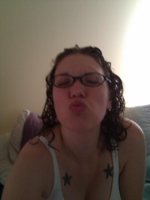 Big Tits Nerdy Girl with Hungry Mouth