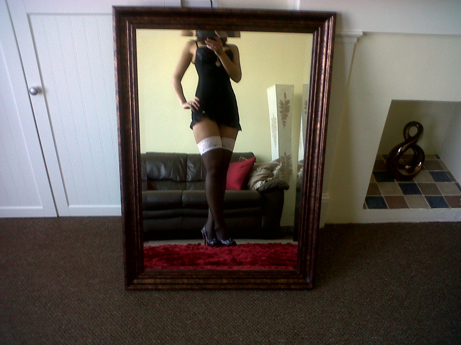 Gorgeous Panty Brunette MILF