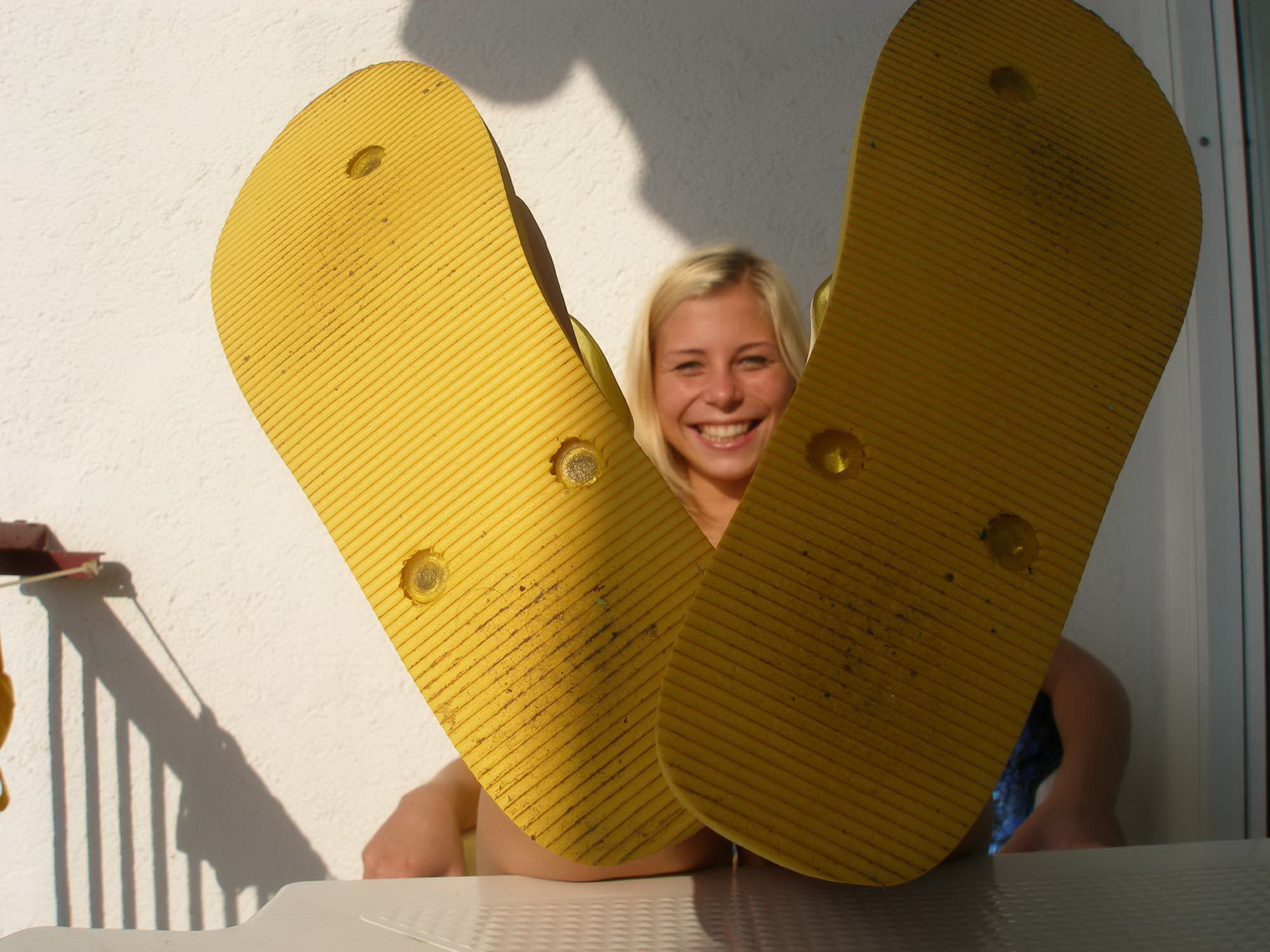 Blonde Cutie Vacay In Spain