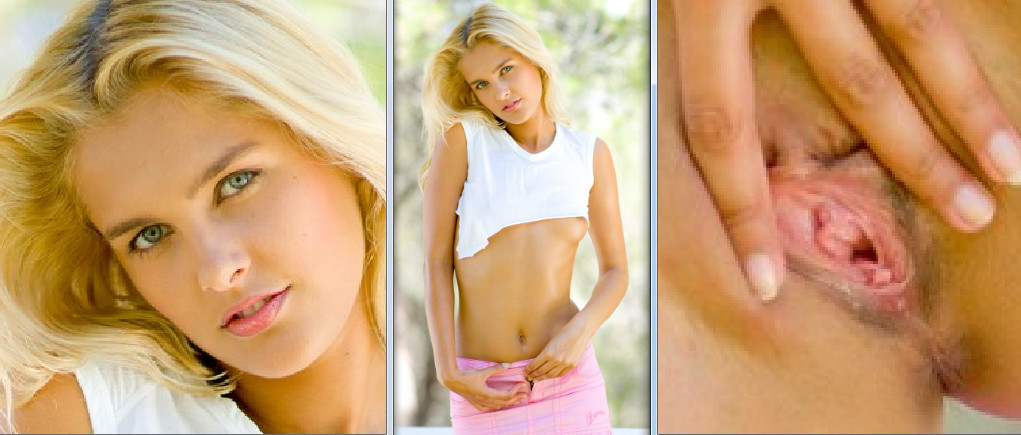 Natasha G opens her vagina