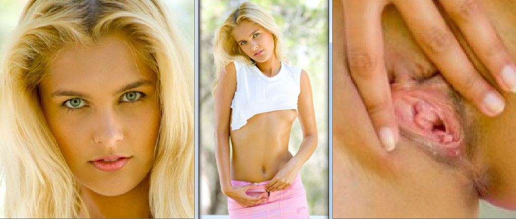 Natasha G opens her vagina