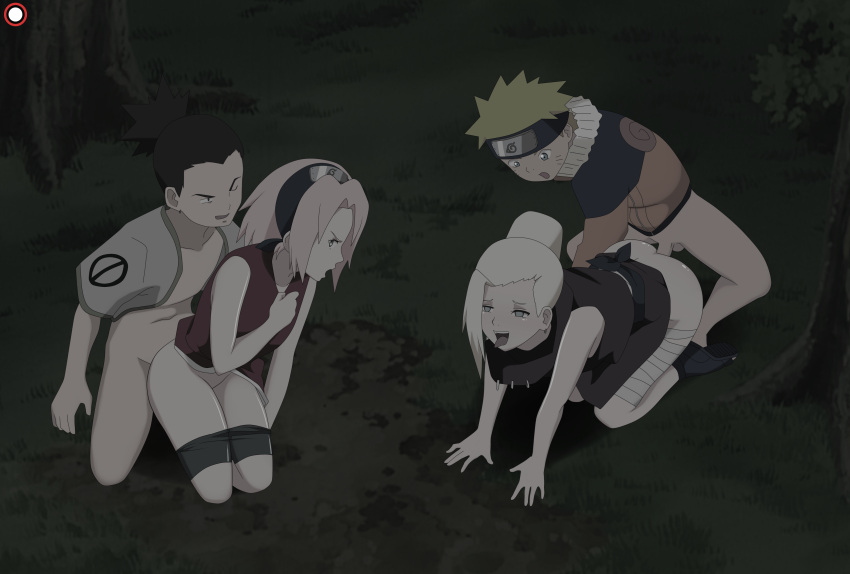 Shikamaru x sakura and naruto x ino