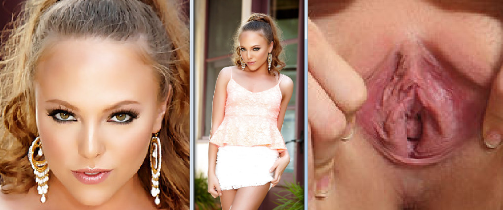 Aubrey Star opens her vagina