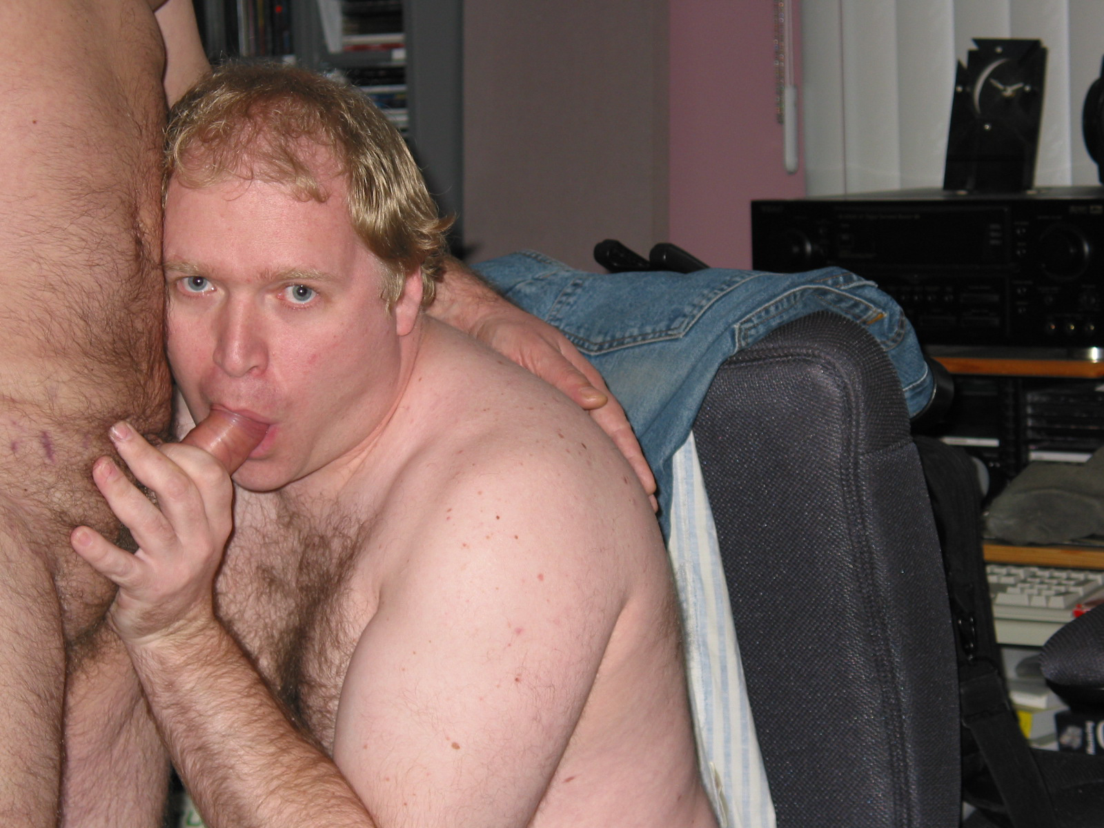 Mike Bishop Sucking Cock and Loving IT!