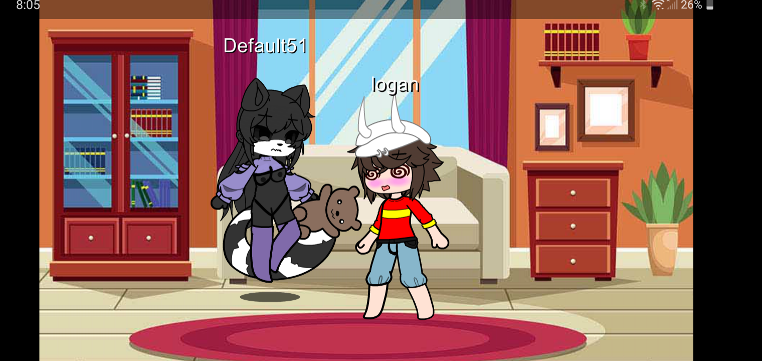 the girl showing there pussy to me