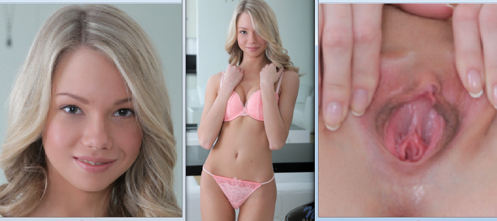 Olli K opens her vagina