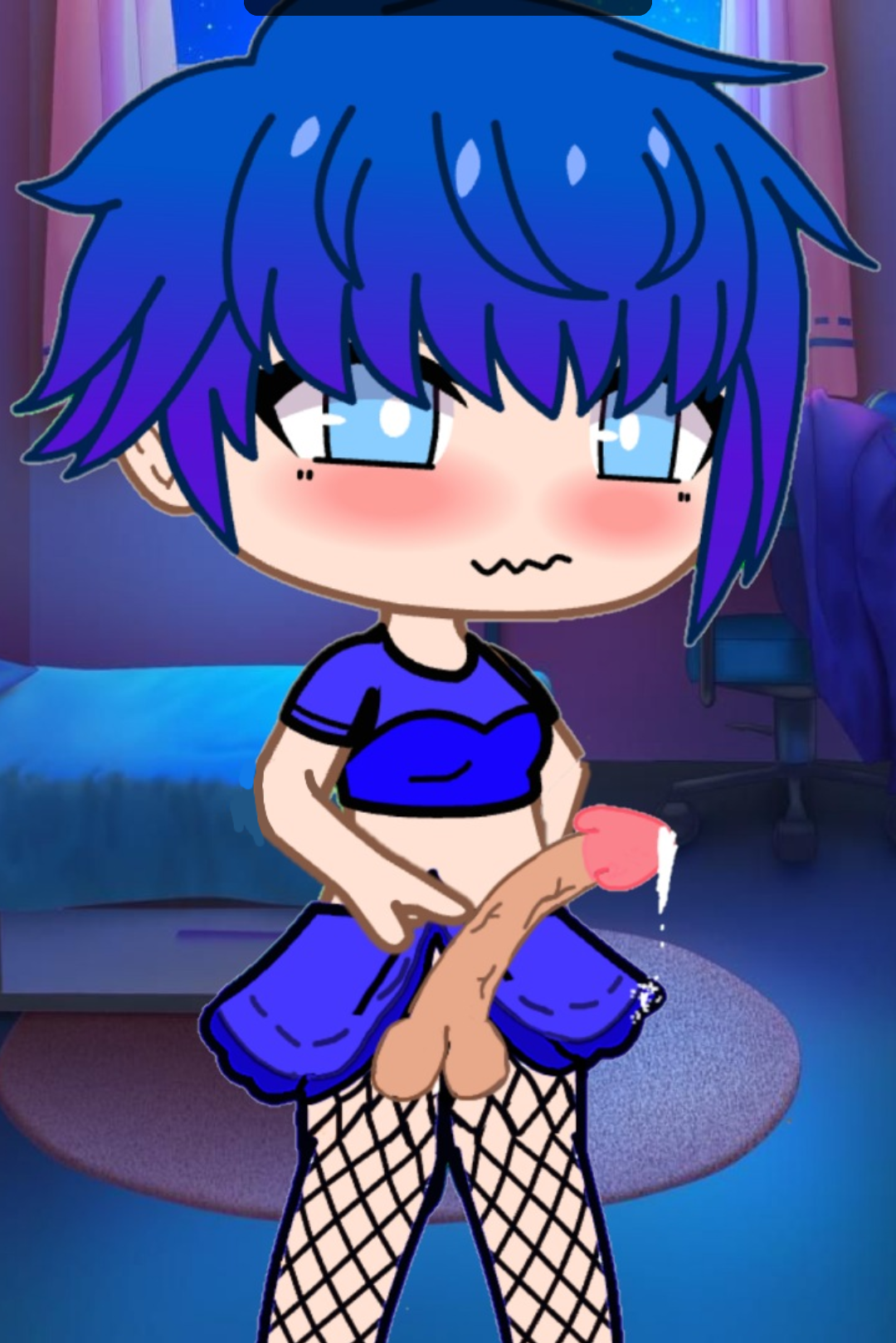 Gay femboy big Dick (gacha)