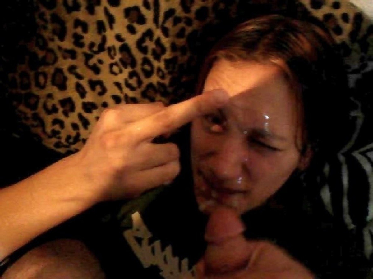 middle finger facial cumshot