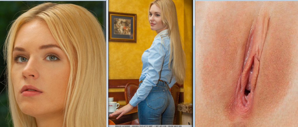 Xena A opens her vagina