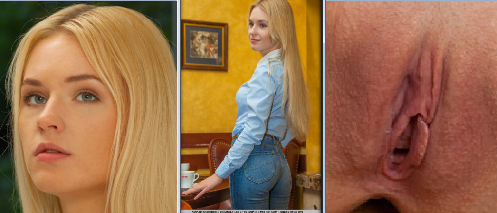 Xena A opens her vagina