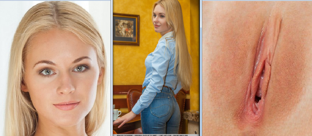 Xena A opens her vagina 2