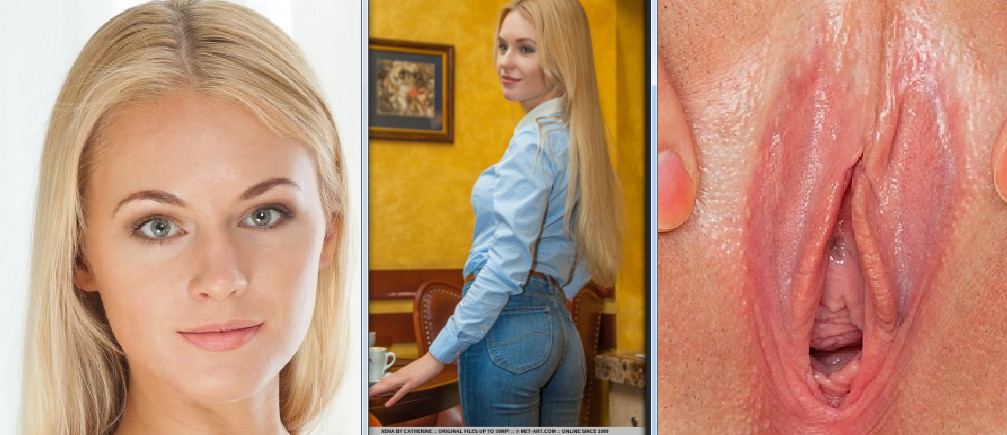 Xena A opens her vagina 2