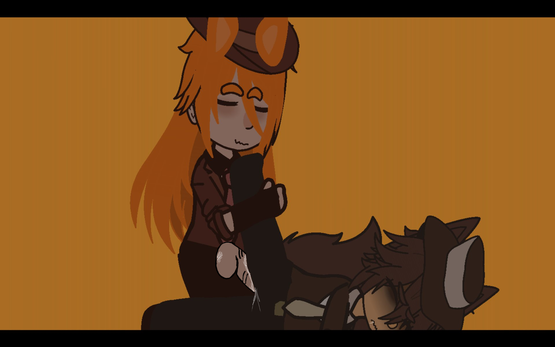 Buddy x Scaple (Buddy has brown hair)