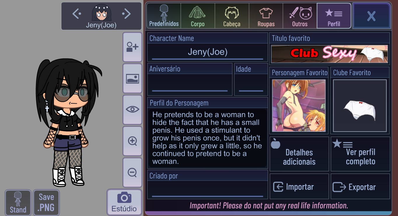 Stimulant to grow penis size + New OC