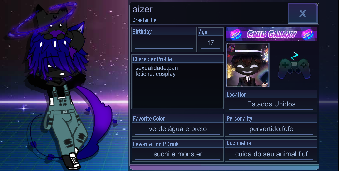 Pedido de sexo + detalhes da oc do aizer