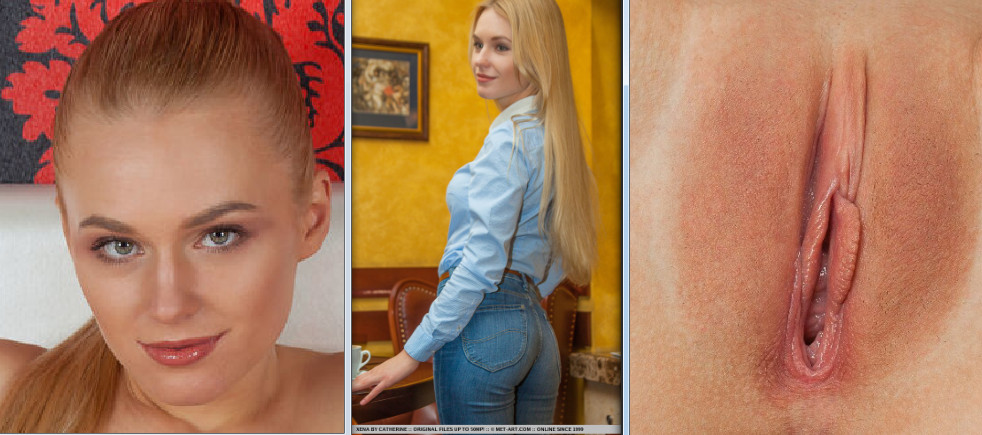 Xena A opens her vagina 5