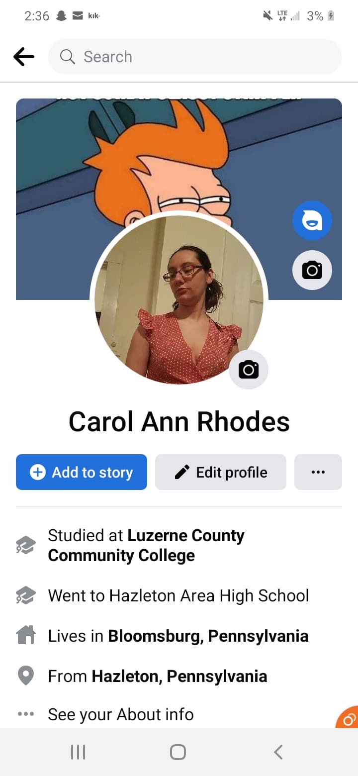 Carol Ann Rhodes slut