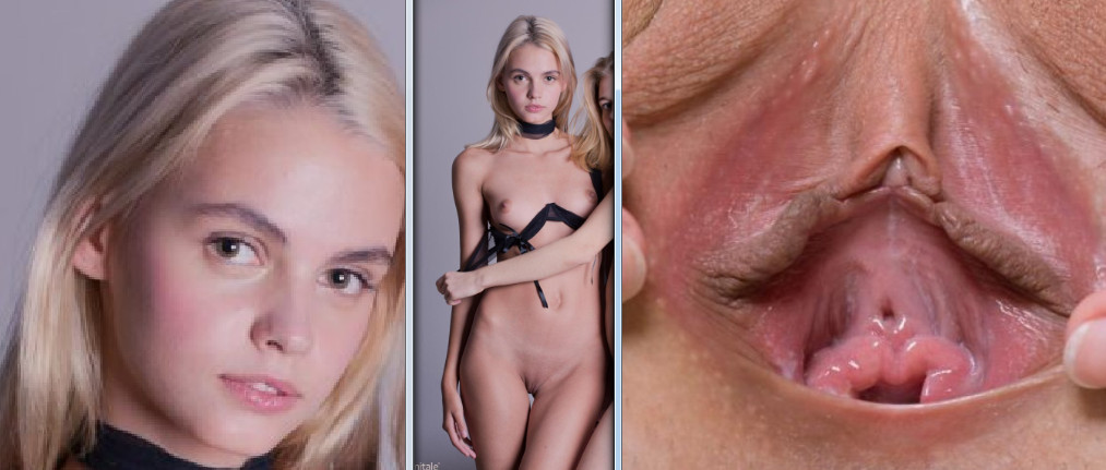 Elena N opens her vagina 2