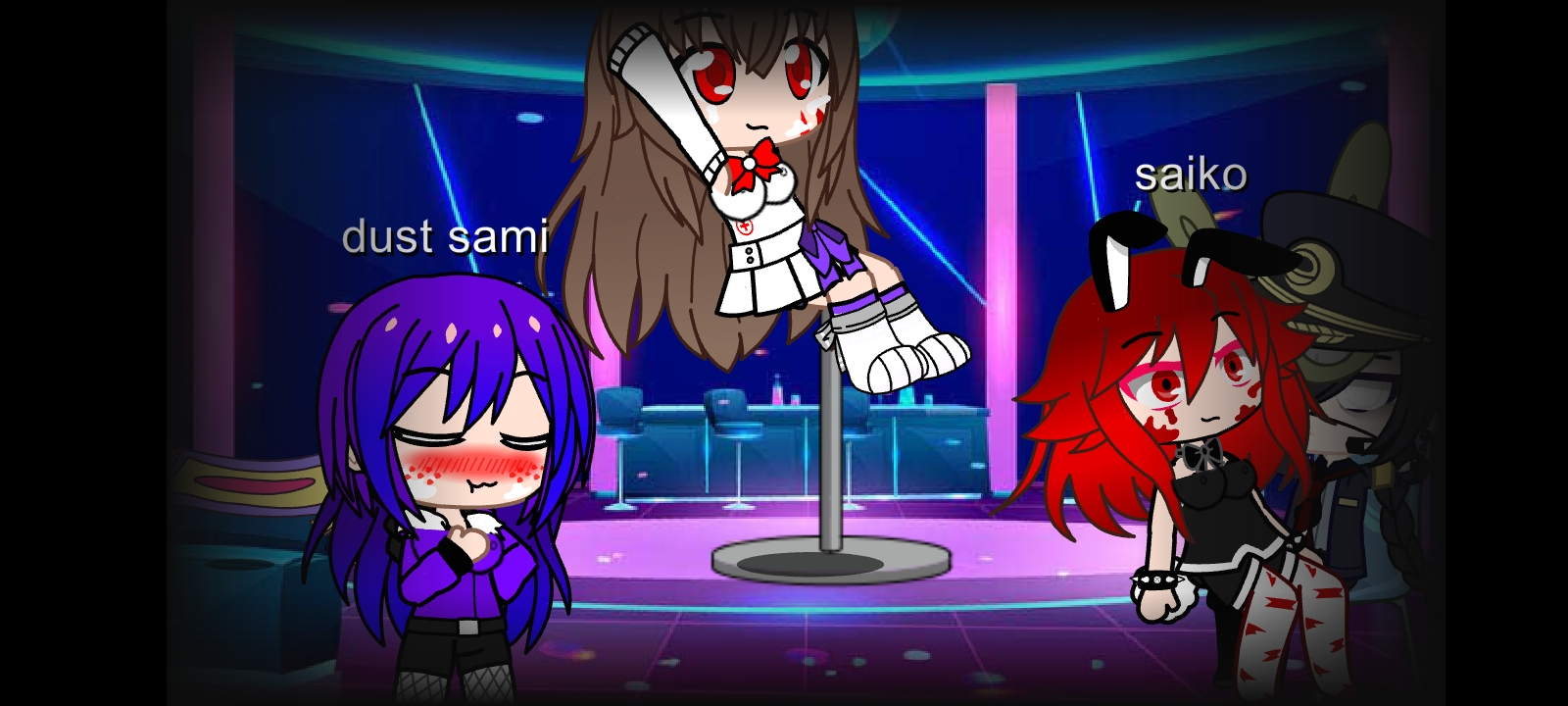 William in his personal strip club