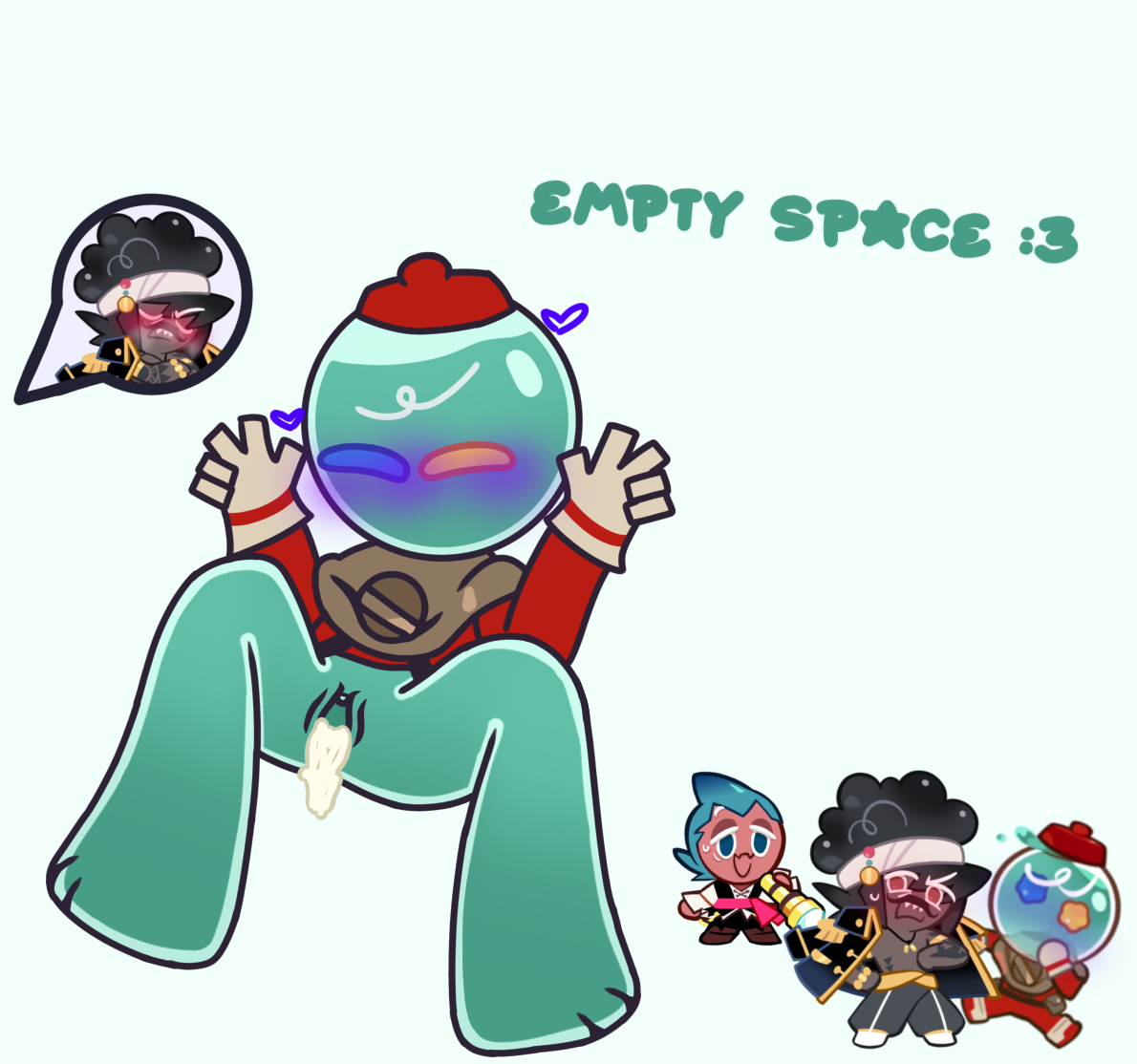 me x captain caviar cookie x3