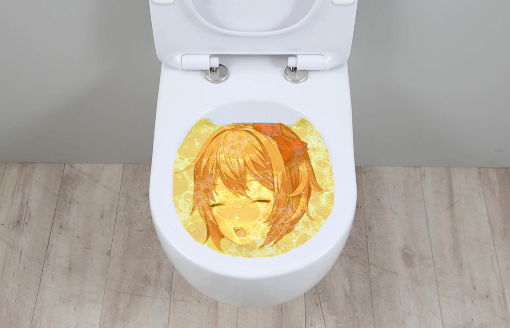 Doki Doki Nudist Club - Human Toilet Sayori