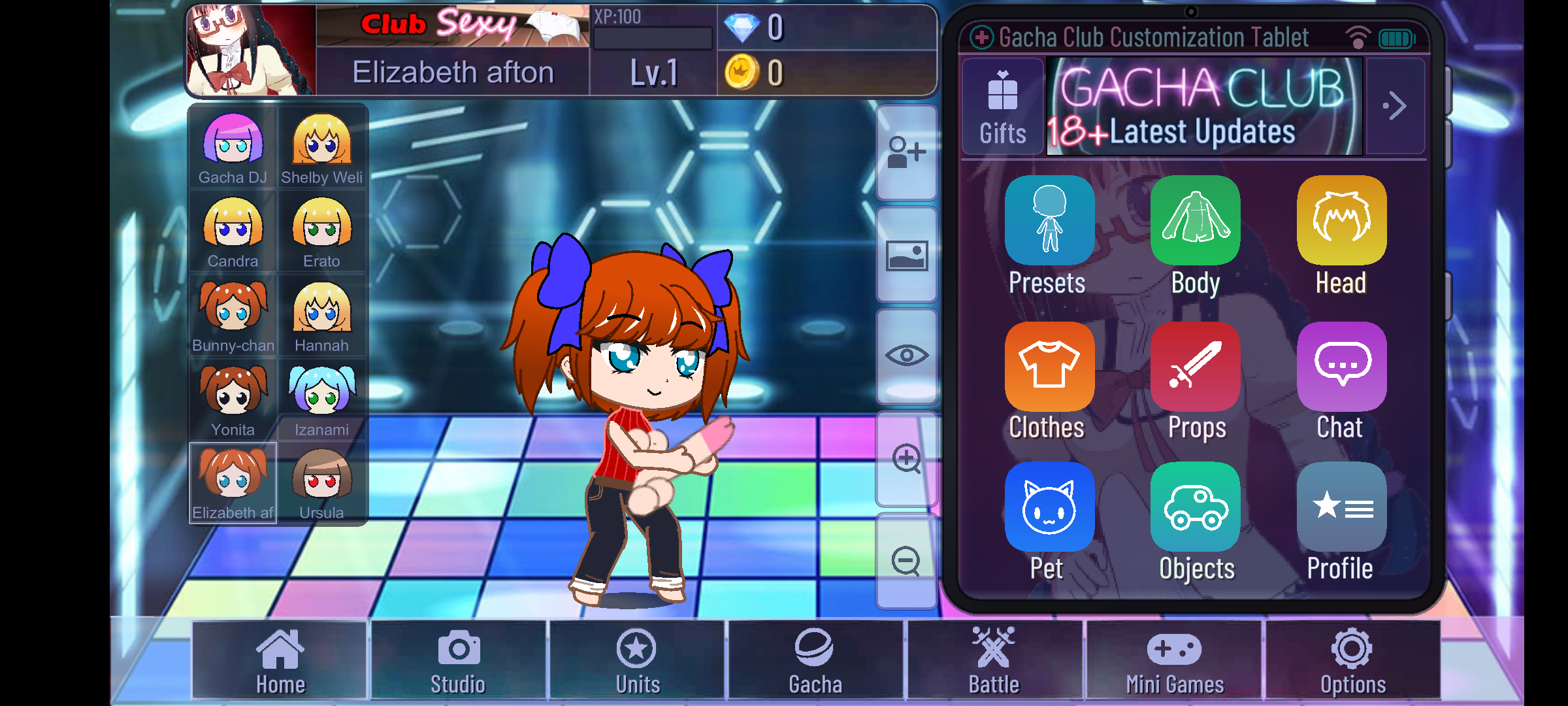 Elizabeth afton minha nova oc