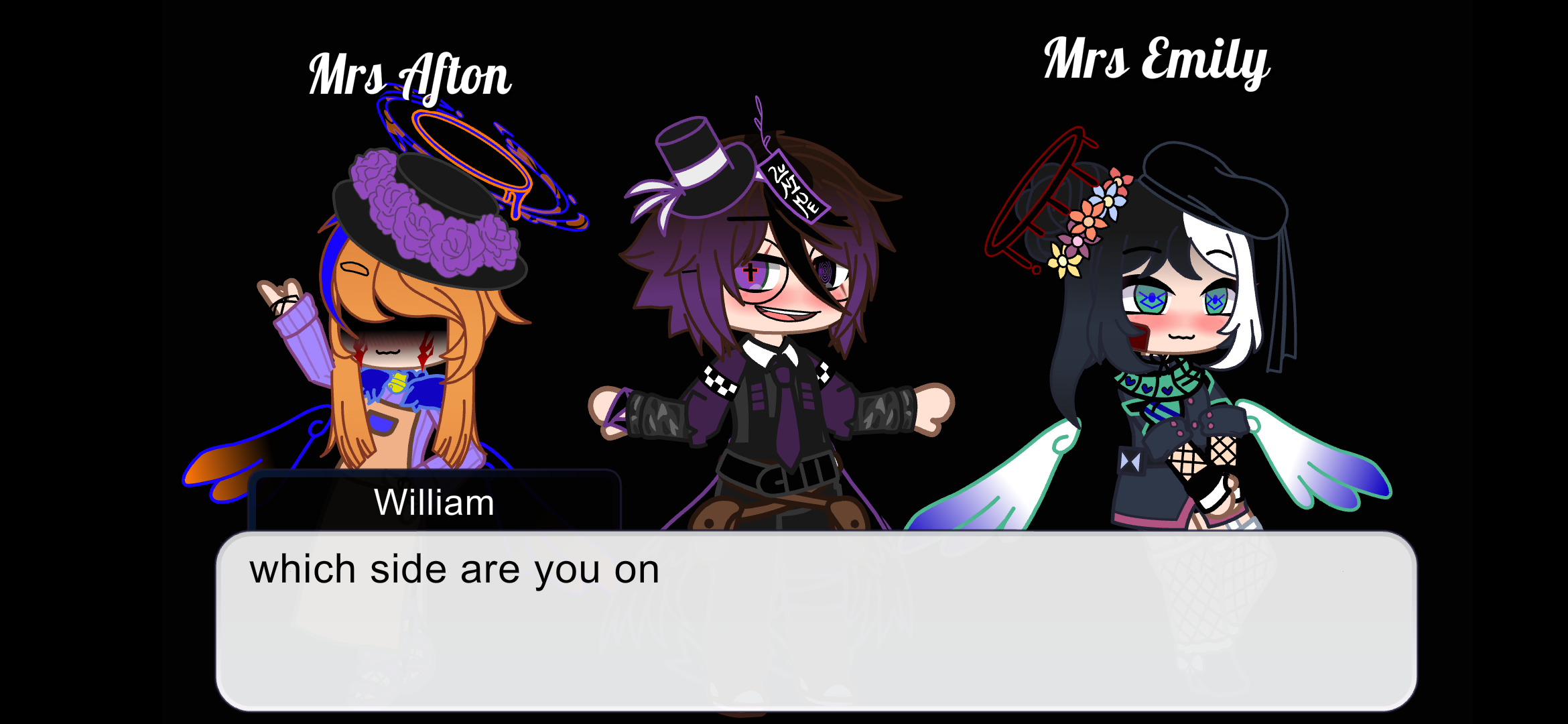 Pick one and then get a video of William fucking the winner