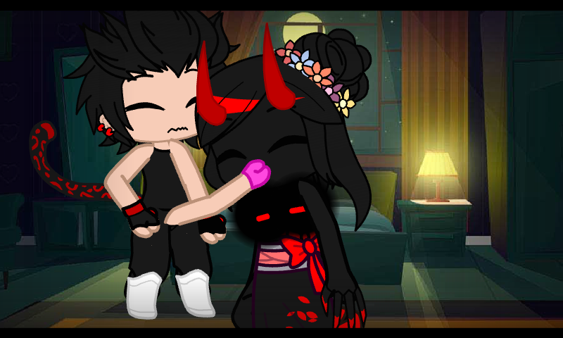 a demon lady sucking dick