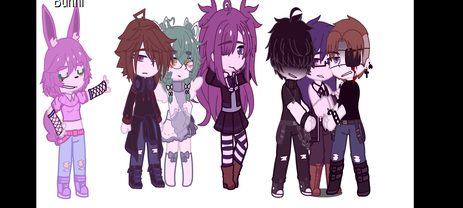 Updated oc's! The new one's are named Miranda and Adam