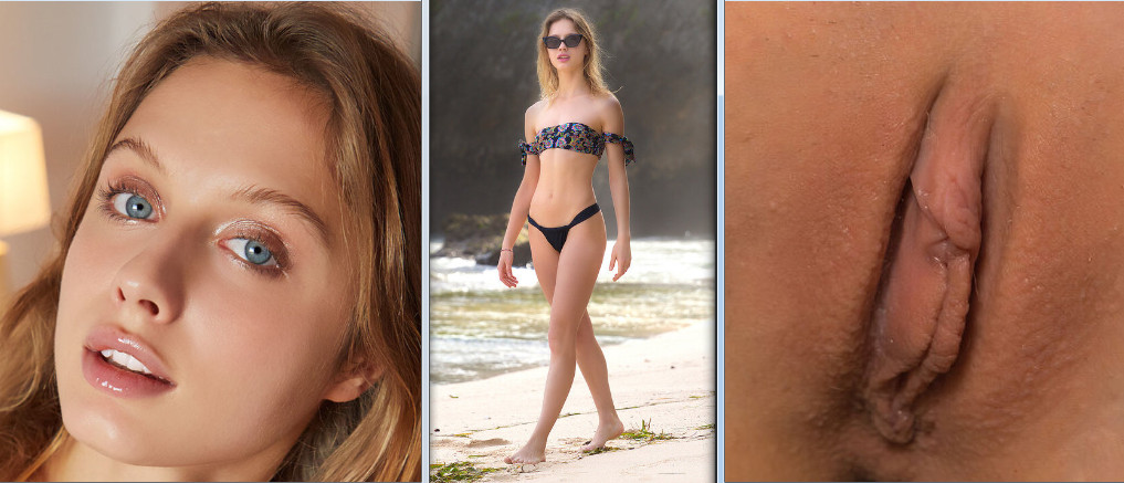 Clarice A opens her vagina