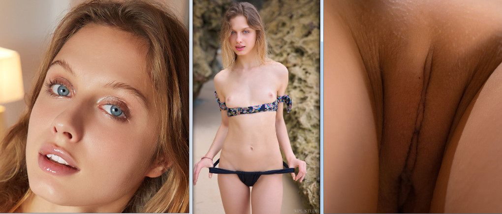 Clarice A opens her vagina