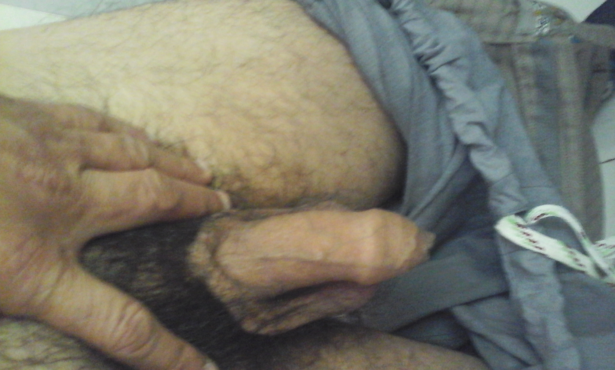 Indian middle age man show his pennis