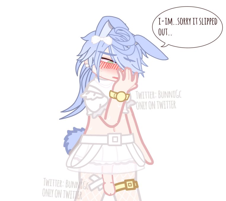 Bunni Dick Falls out of his panties || Gacha Heat