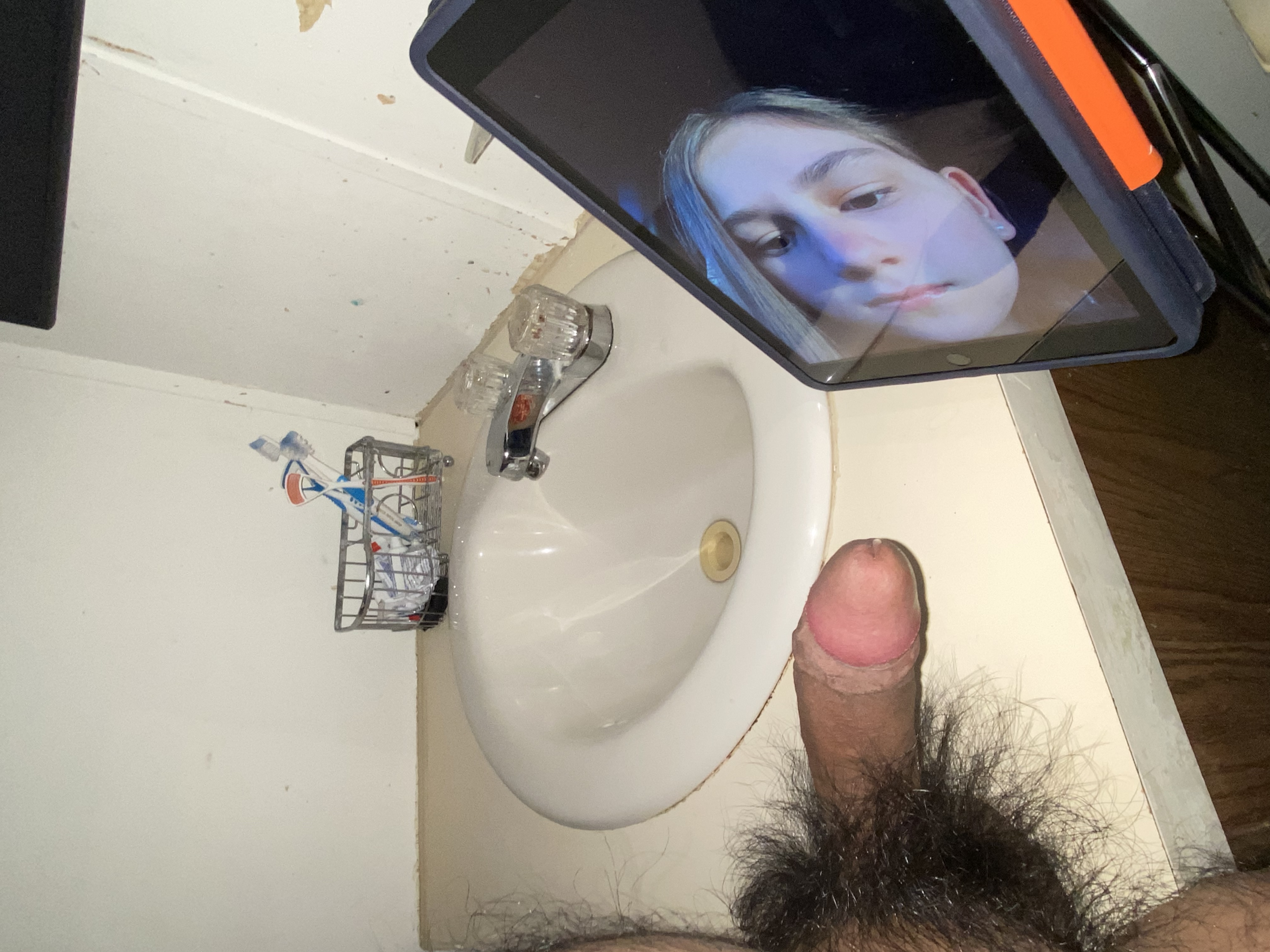 I think she wants my big fat cock and my huge semen