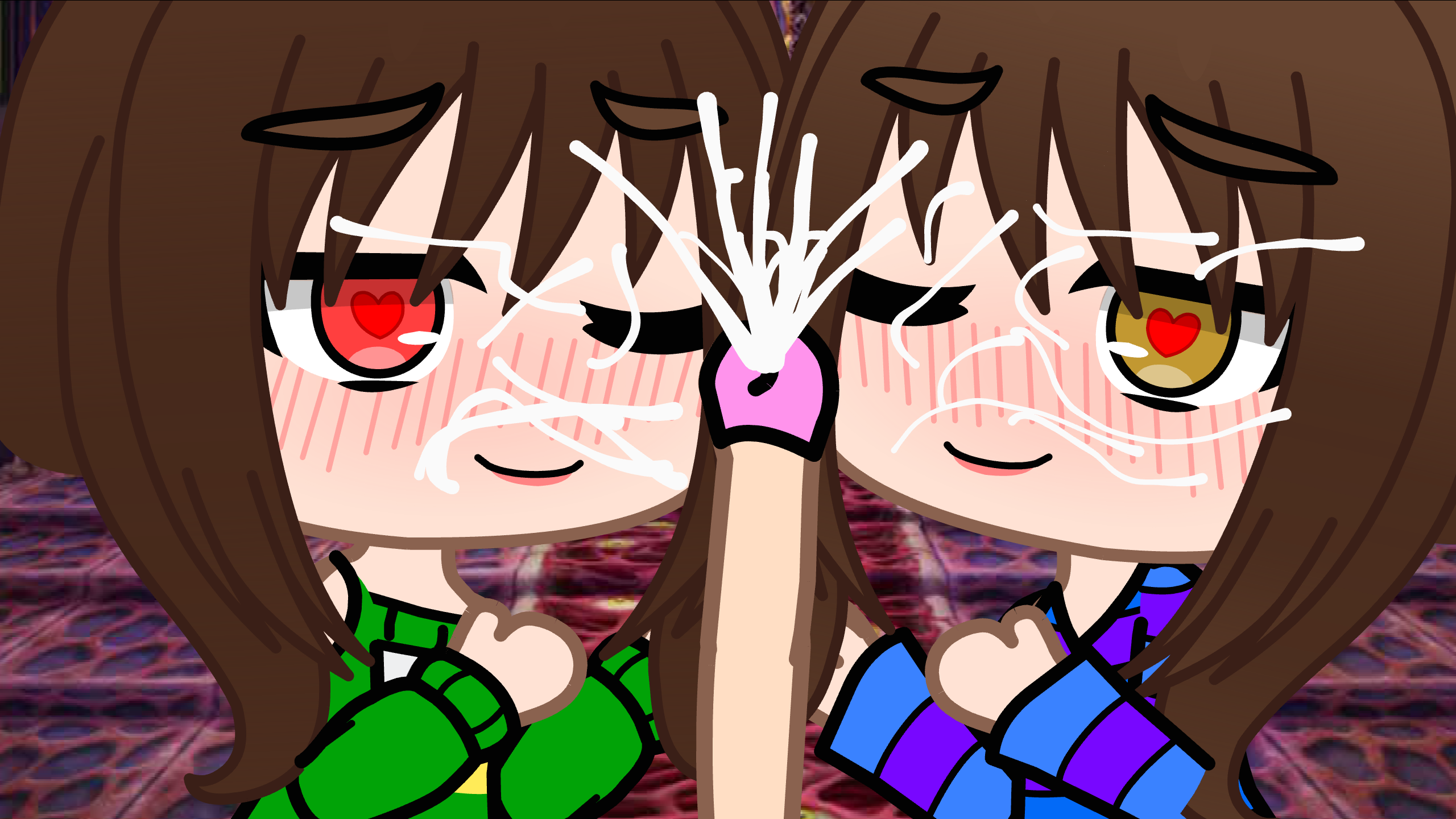 Chars and frisk blowjob Redone