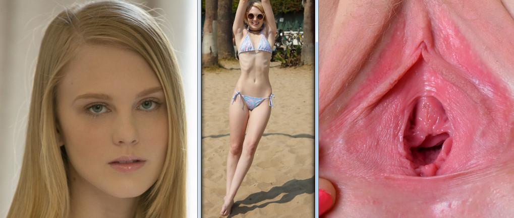 Lily Rader opens her vagina 3