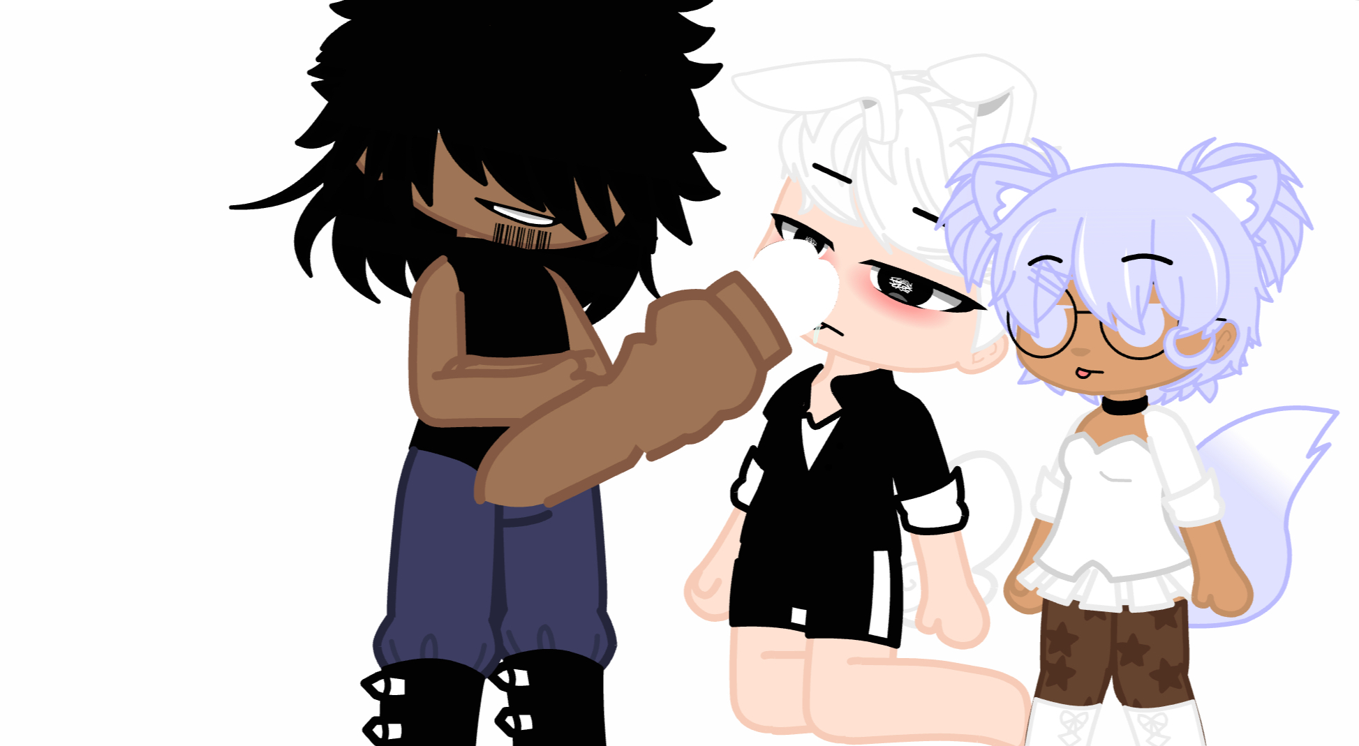 Inyo gives blowjob after being caught “practicing”