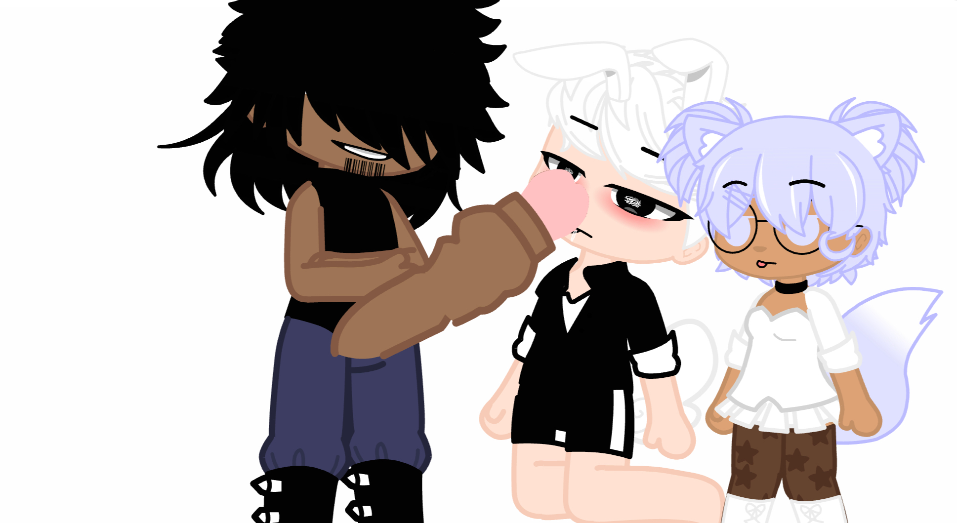 Inyo gives blowjob after being caught “practicing”