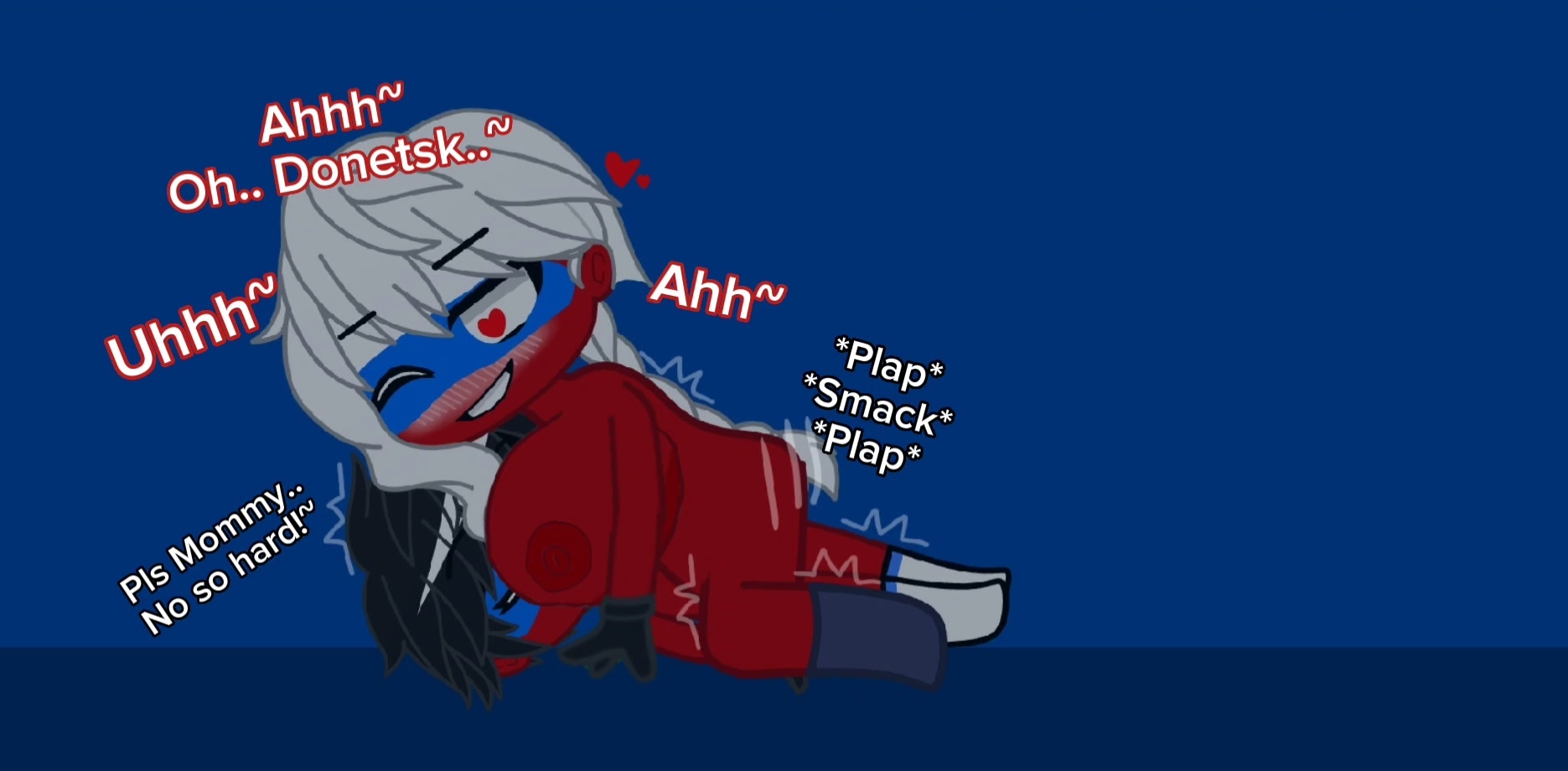 My first comics: "Mommy here!" (Russia(Fem) x Donetsk)